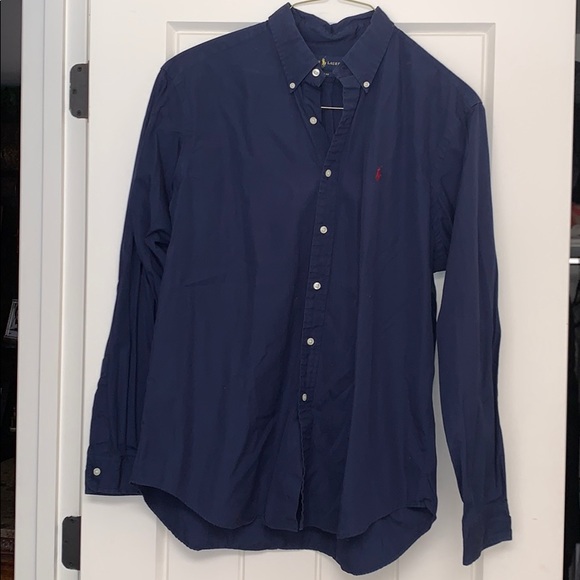 Ralph Lauren Other - Ralph Lauren Classic Fit Navy Blue Button Doen